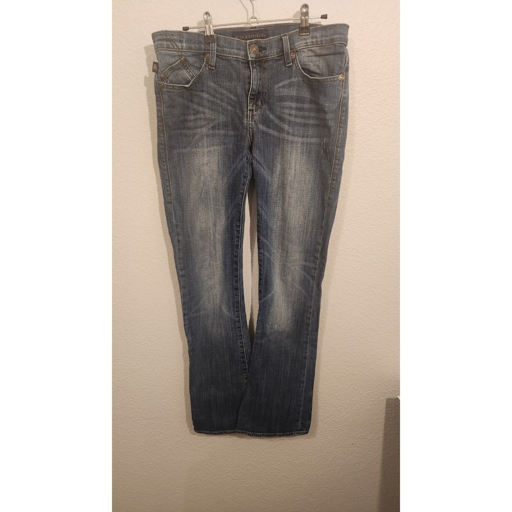Rock & Republic Women's‎ Bootcut Jeans Medium Wash Size 10
